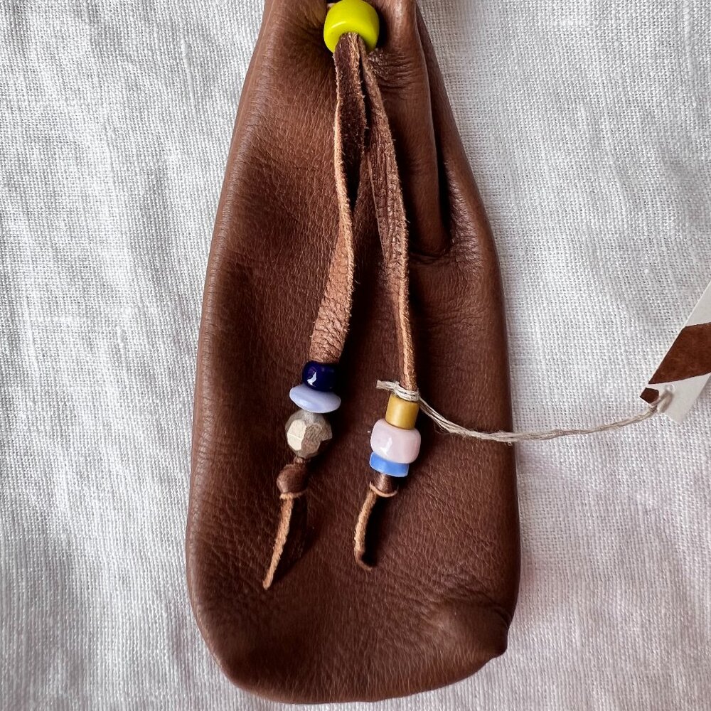 Small leather pouch